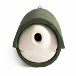 WoodStone® Alicante 32mm Oval Hole Nest Box (Green) 8 WoodStone® Alicante 32mm Oval Hole Nest Box (Green) -birds Shop 90673 01