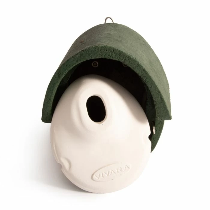 WoodStone® Alicante 32mm Oval Hole Nest Box (Green) 4 WoodStone® Alicante 32mm Oval Hole Nest Box (Green) - Image 4