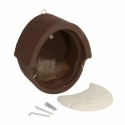 WoodStone® Alicante Open Nest Box (Brown) -birds Shop 90715 2 1