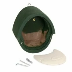 WoodStone® Alicante Open Nest Box (Green) 6 WoodStone® Alicante Open Nest Box (Green) -birds Shop 90716 2
