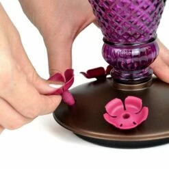 Perky-Pet® Diamond Wine Top-Fill Glass Hummingbird Feeder -birds Shop 9102 2 d 6