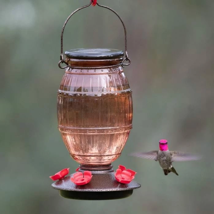 Perky-Pet® Prohibition Top-Fill Glass Hummingbird Feeder 1 Perky-Pet® Prohibition Top-Fill Glass Hummingbird Feeder