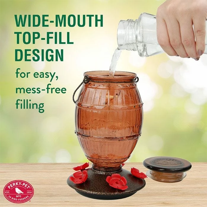 Perky-Pet® Prohibition Top-Fill Glass Hummingbird Feeder 3 Perky-Pet® Prohibition Top-Fill Glass Hummingbird Feeder - Image 3