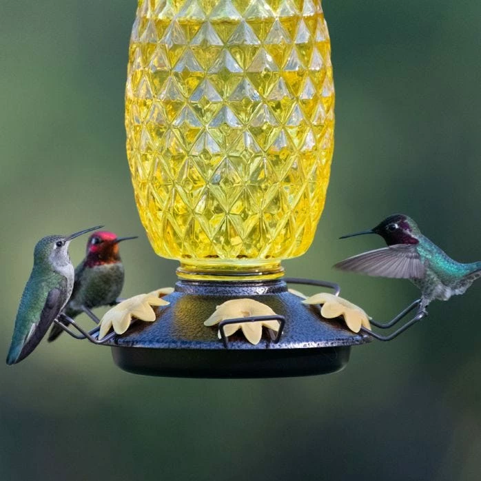 Perky-Pet® Pineapple Top-Fill Hummingbird Feeder 3 Perky-Pet® Pineapple Top-Fill Hummingbird Feeder - Image 3