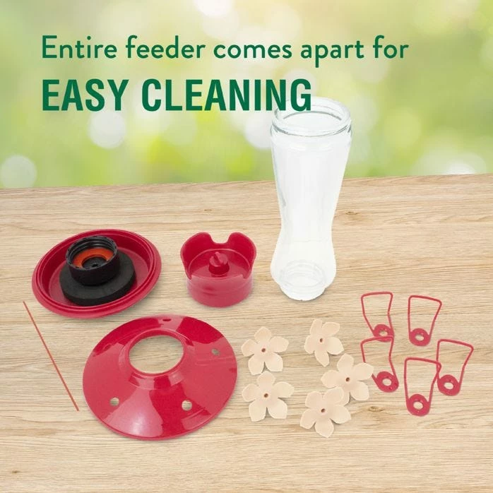 Perky-Pet® Top-Fill Pinch-Waist Glass Hummingbird Feeder - 12 Oz Nectar Capacity 8 Perky-Pet® Top-Fill Pinch-Waist Glass Hummingbird Feeder - 12 Oz Nectar Capacity - Image 8