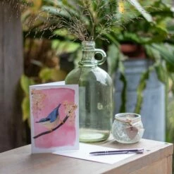 Myrte Nuthatch Greeting Card