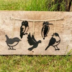 Metal Silhouettes - Mini Bird Gift Set -birds Shop 974321619 2