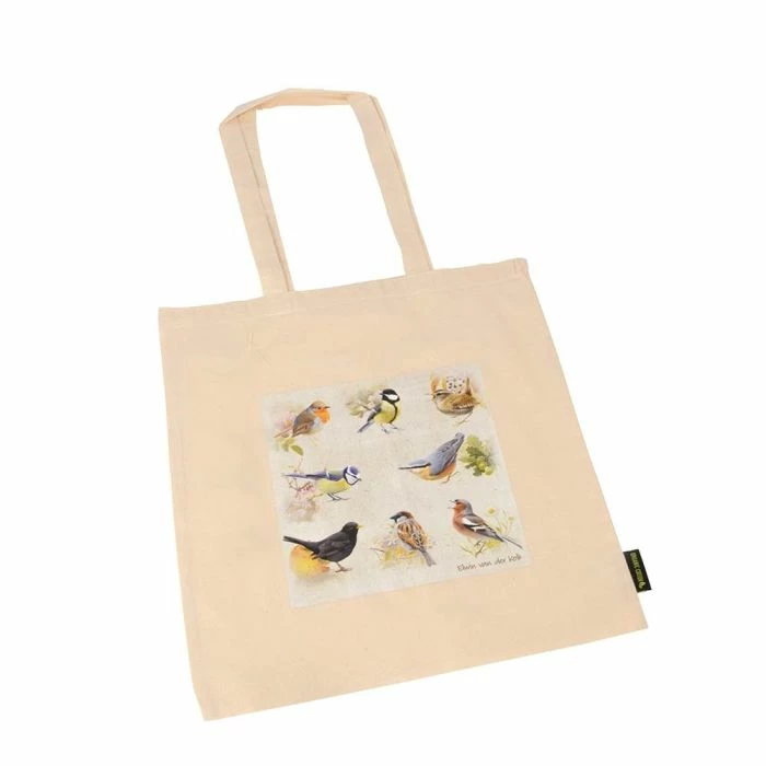 Elwin Van Der Kolk Garden Birds Cotton Bag 2 Elwin Van Der Kolk Garden Birds Cotton Bag - Image 2