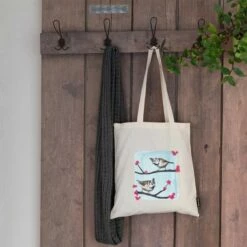 Myrte Crested Tit Cotton Bag