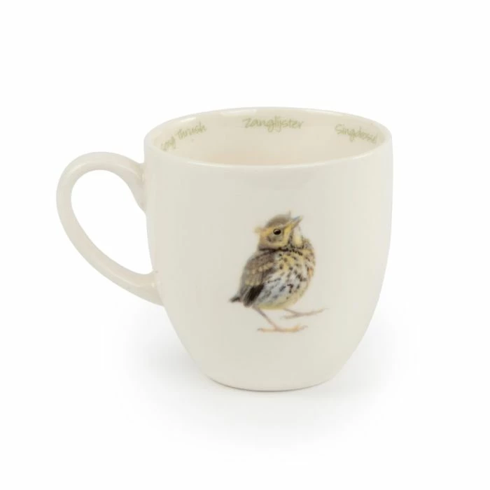 Song Thrush Mug By Elwin Van Der Kolk 2 Song Thrush Mug By Elwin Van Der Kolk - Image 2