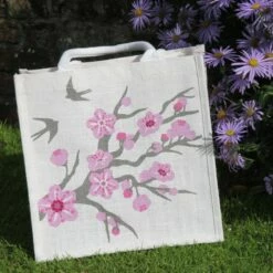 Swallow Jute Shopping Bag