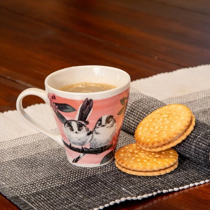 Long-tailed Tit Mug By Myrte 1 Long-tailed Tit Mug By Myrte