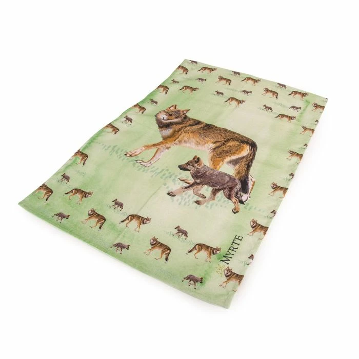 Myrte Wolf Tea Towel 2 Myrte Wolf Tea Towel - Image 2