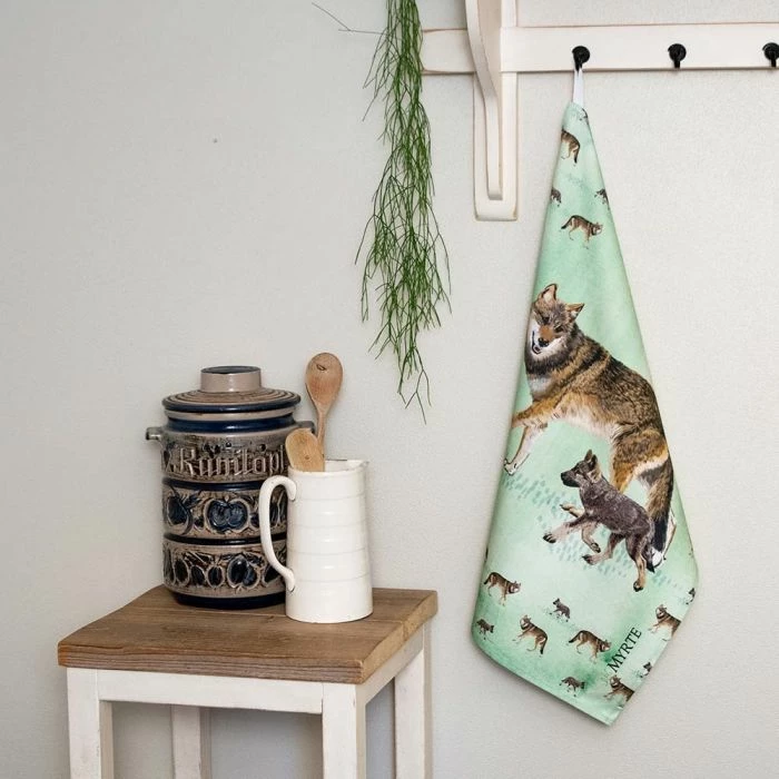 Myrte Wolf Tea Towel 1 Myrte Wolf Tea Towel