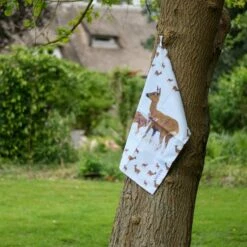 Myrte Deer Tea Towel -birds Shop 979760120 4