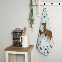 Myrte Deer Tea Towel