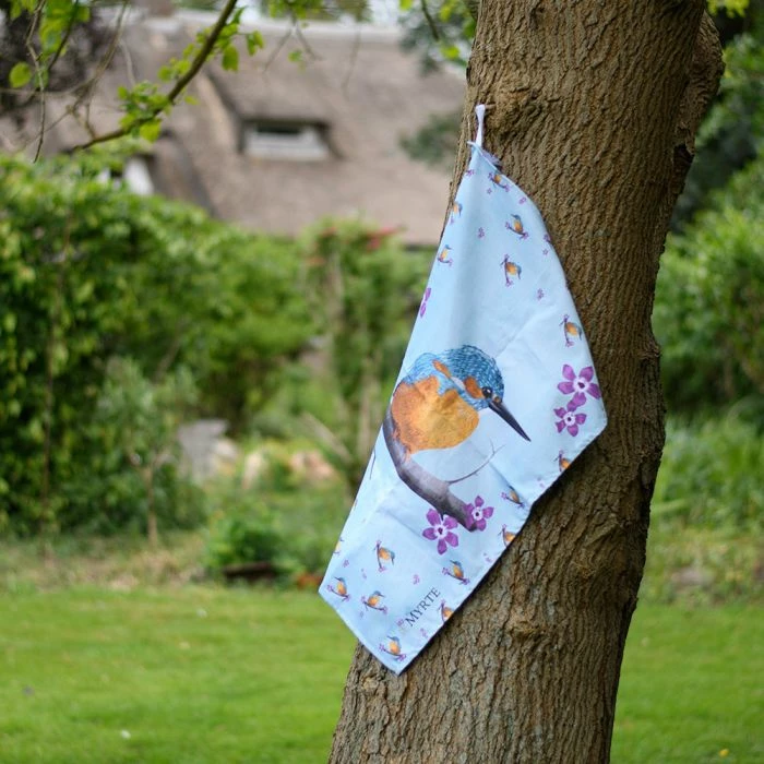 Myrte Kingfisher Tea Towel 4 Myrte Kingfisher Tea Towel - Image 4