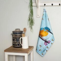 Myrte Kingfisher Tea Towel