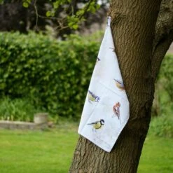Elwin Van Der Kolk Garden Birds Tea Towel