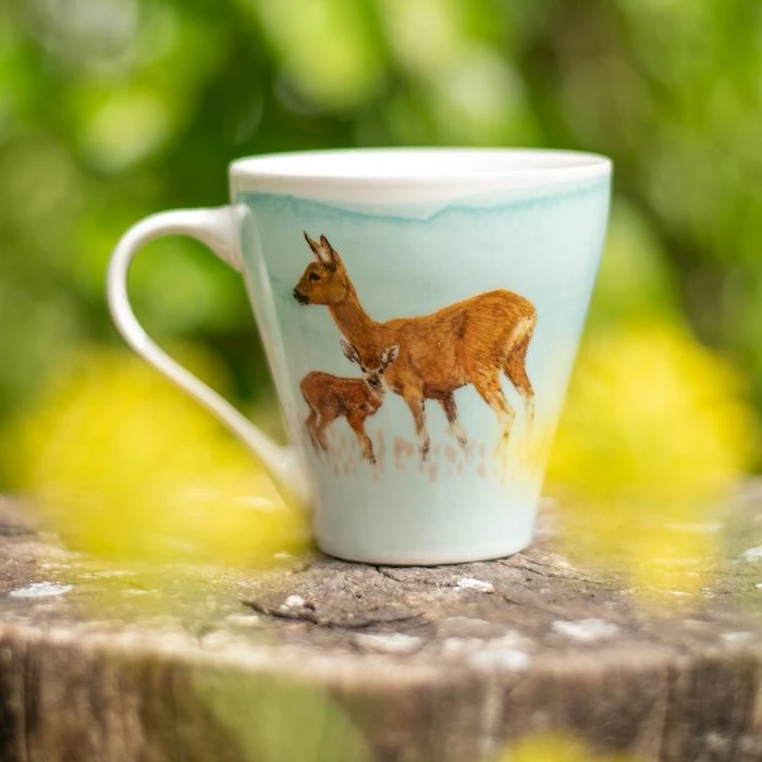 Deer Mug By Myrte 1 Deer Mug By Myrte