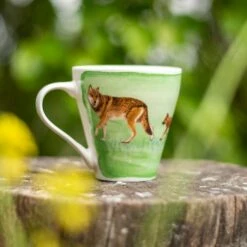 Wolf Mug By Myrte