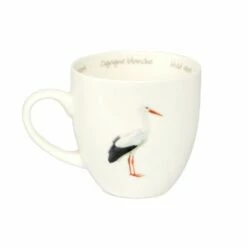 Stork Mug By Elwin Van Der Kolk