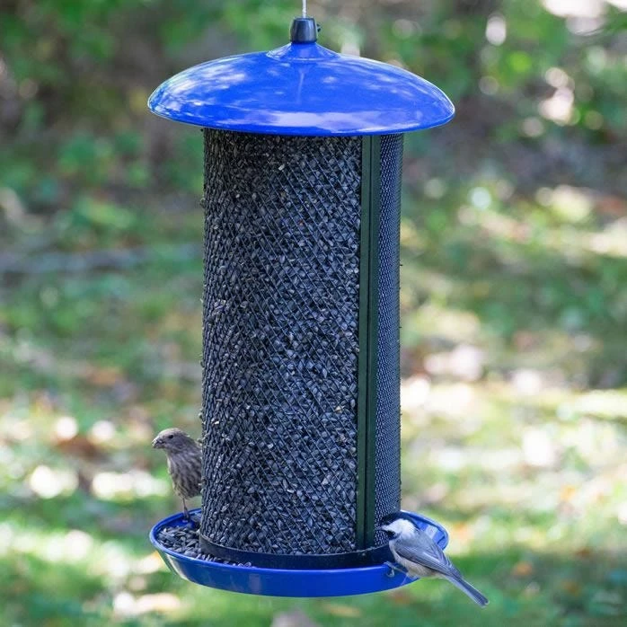 Perky-Pet® Large Dual Mesh Seed Feeder Cobalt Blue 14 Perky-Pet® Large Dual Mesh Seed Feeder Cobalt Blue - Image 14