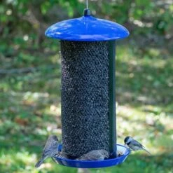 Perky-Pet® Large Dual Mesh Seed Feeder Cobalt Blue 29 Perky-Pet® Large Dual Mesh Seed Feeder Cobalt Blue -birds Shop bdh00348 07 698
