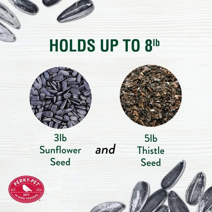 Perky-Pet® Large Dual Mesh Seed Feeder Cobalt Blue 7 Perky-Pet® Large Dual Mesh Seed Feeder Cobalt Blue - Image 7