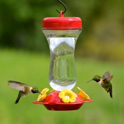 Perky-Pet® Yellow Petunia Top Fill Glass Hummingbird Feeder