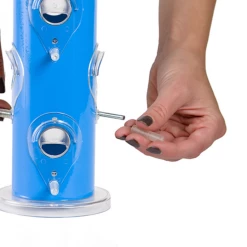 Perky-Pet® Blue Metal Tube Wild Bird Feeder -birds Shop bf us 391 c4