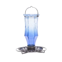 Perky-Pet® Sapphire Starburst Vintage Glass Bird Feeder -birds Shop bf us 8138 2 2