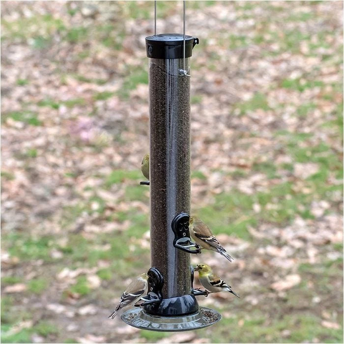 Droll Yankees® Onyx Clever Clean & Fill® Thistle Tube Finch Feeder - 2 Lb 1 Droll Yankees® Onyx Clever Clean & Fill® Thistle Tube Finch Feeder - 2 Lb