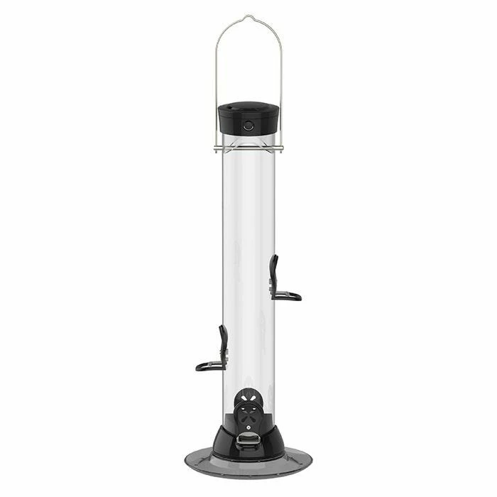 Droll Yankees® Onyx Clever Clean & Fill® Thistle Tube Finch Feeder - 2 Lb 2 Droll Yankees® Onyx Clever Clean & Fill® Thistle Tube Finch Feeder - 2 Lb - Image 2