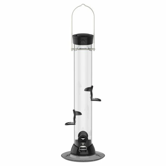Droll Yankees® Onyx Clever Clean & Fill® Sunflower Tube Bird Feeder - 2 Lb 2 Droll Yankees® Onyx Clever Clean & Fill® Sunflower Tube Bird Feeder - 2 Lb - Image 2