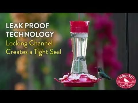 Perky-Pet® Top-Fill Pinch-Waist Glass Hummingbird Feeder - 12 Oz Nectar Capacity 3 Perky-Pet® Top-Fill Pinch-Waist Glass Hummingbird Feeder - 12 Oz Nectar Capacity - Image 3