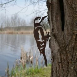 Metal Bird Great Spotted Woodpecker