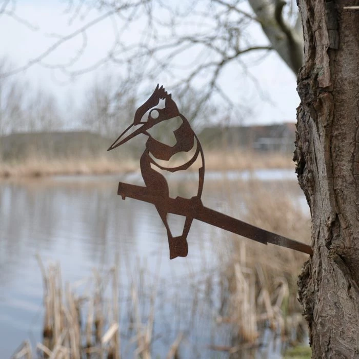Metal Bird Kingfisher 1 Metal Bird Kingfisher