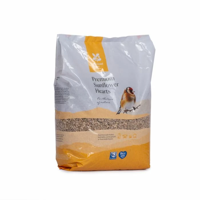 National Trust Premium Sunflower Hearts For Birds 2 National Trust Premium Sunflower Hearts For Birds - Image 2