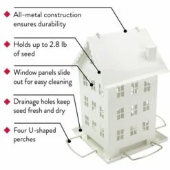 Perky-Pet® Farmhouse Wild Bird Feeder -birds Shop wfh001 d 7